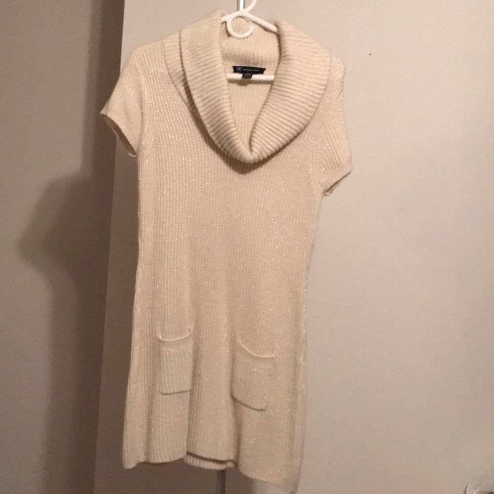 INC-International Concepts White Sweater Dress